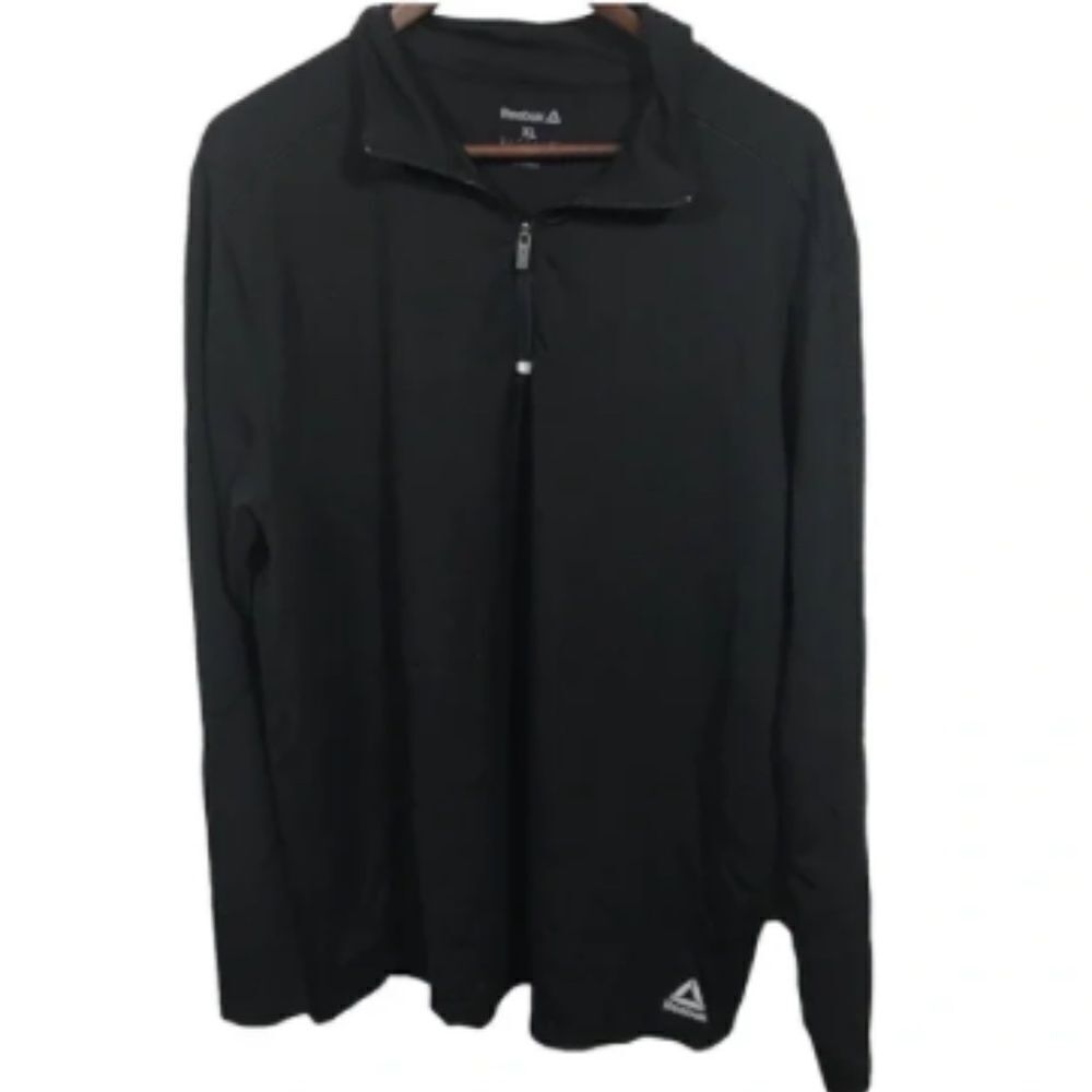 Reebok Black Athletic Pullover Jacket